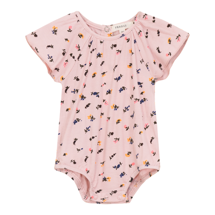 Multi Flower Print Romper