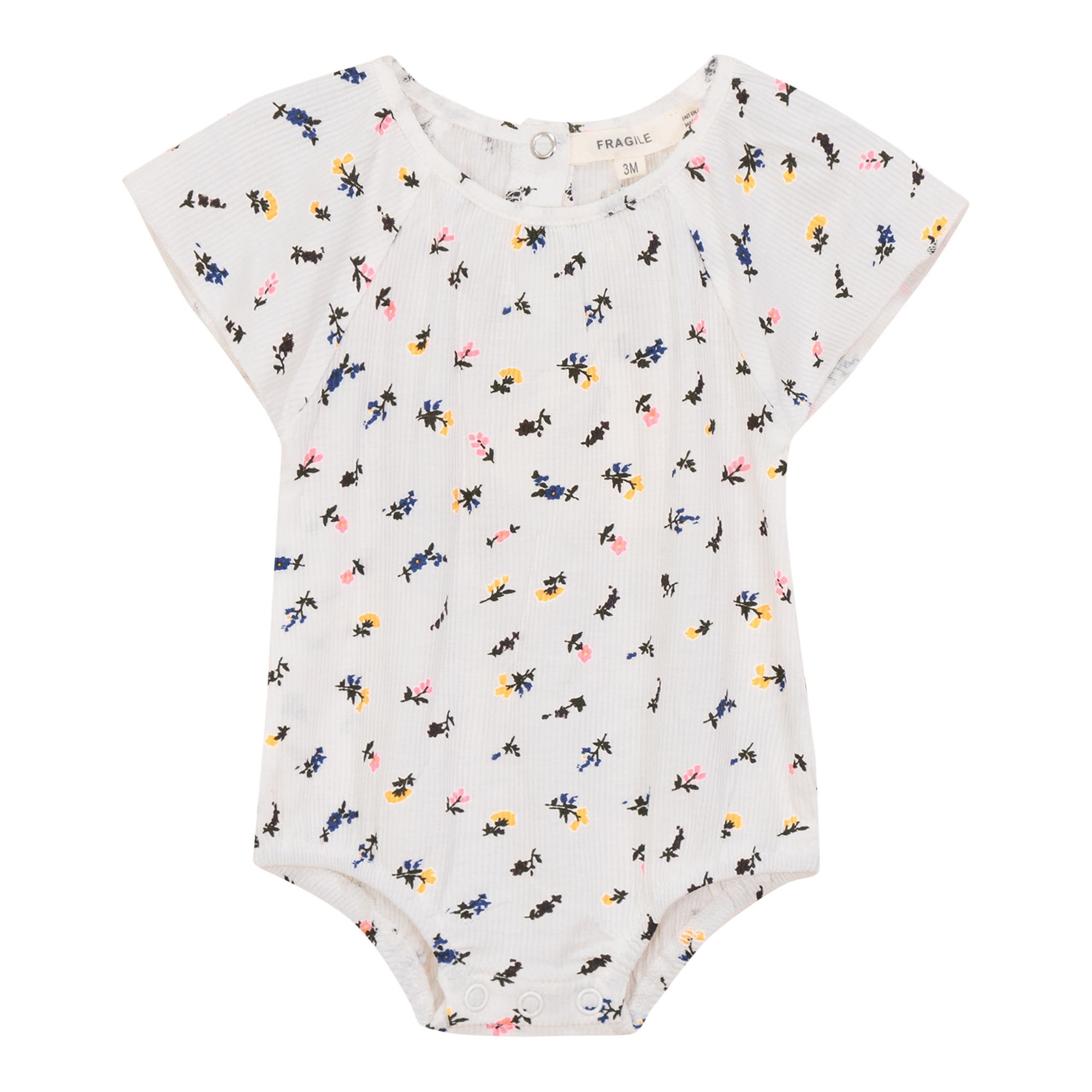 Multi Flower Print Romper