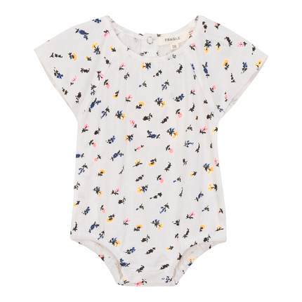 Multi Flower Print Romper