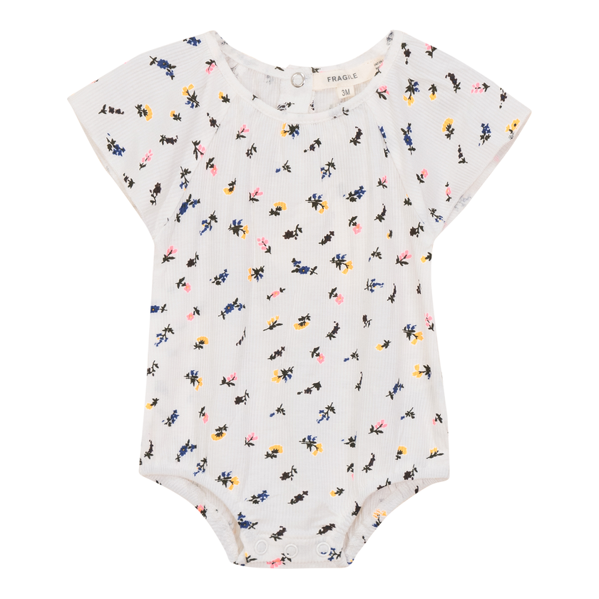 Multi Flower Print Romper