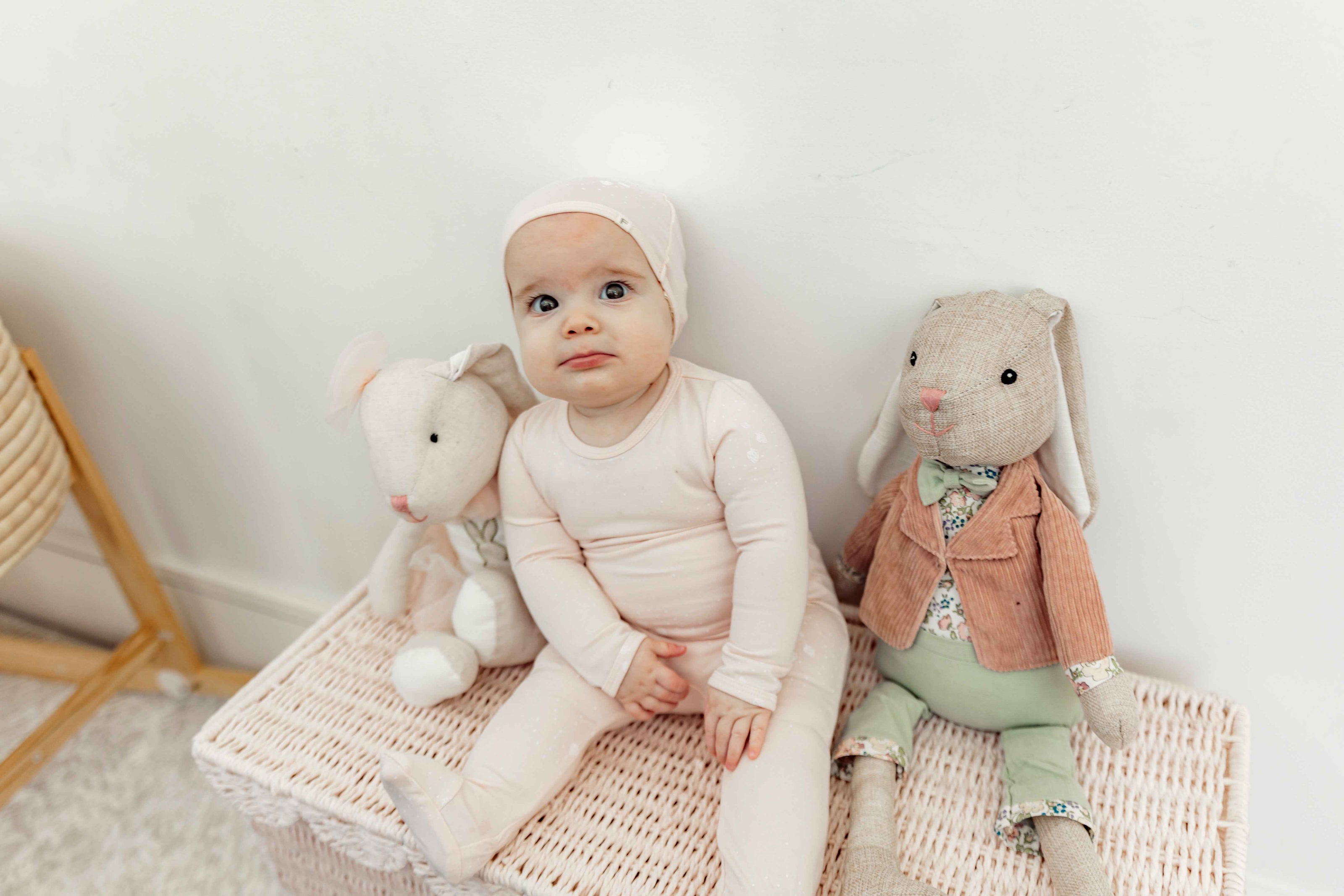 Strawberry and Dot Print Onesie Set