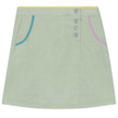 Woven Denim A-Line Skirt