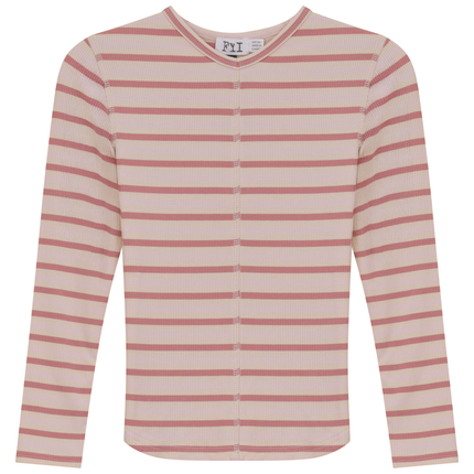 Striped Vneck Tshirt