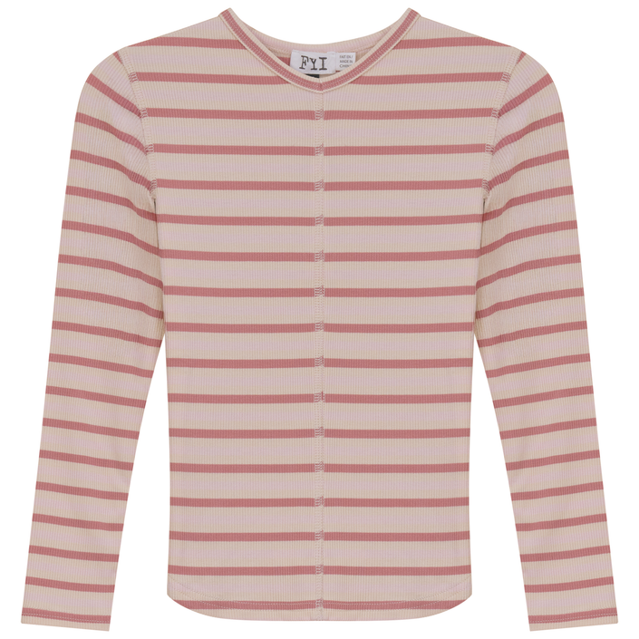 Striped Vneck Tshirt