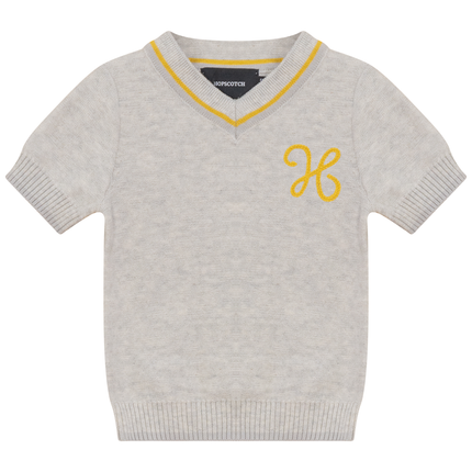 Contrast Trim Knit Top