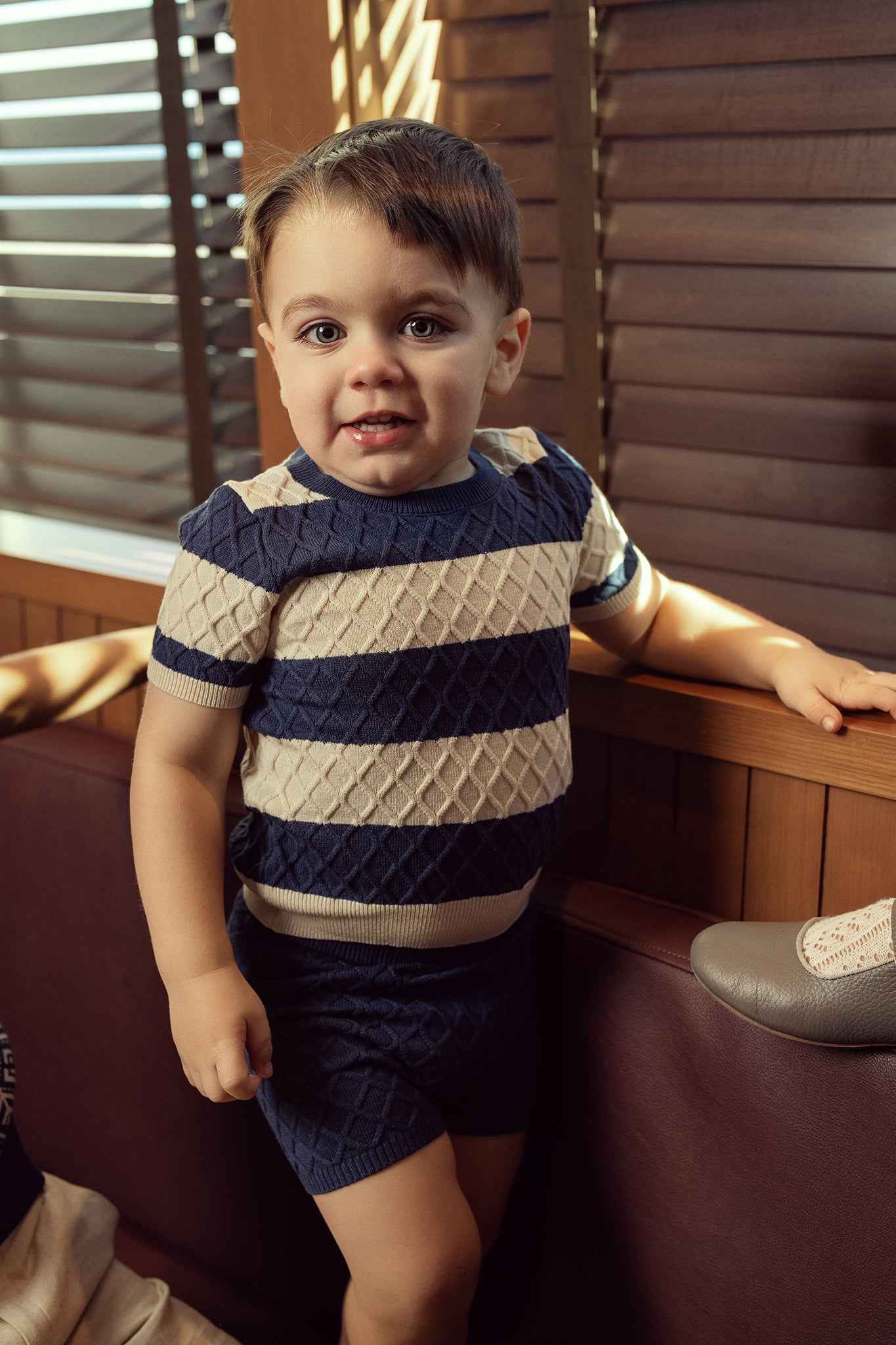 Honeycomb Stripe 2Pc Set