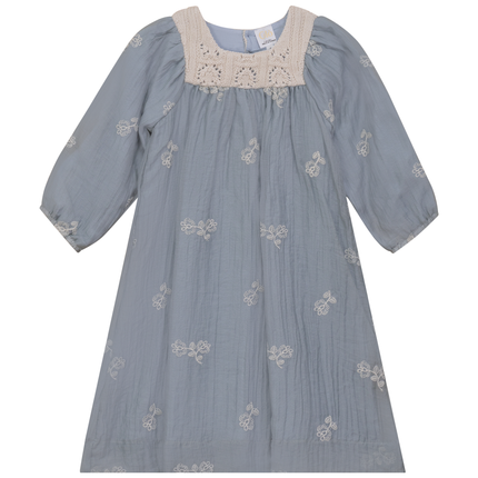 Flower Embroidered Dress