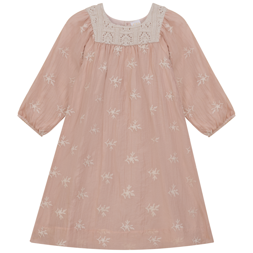 Flower Embroidered Dress
