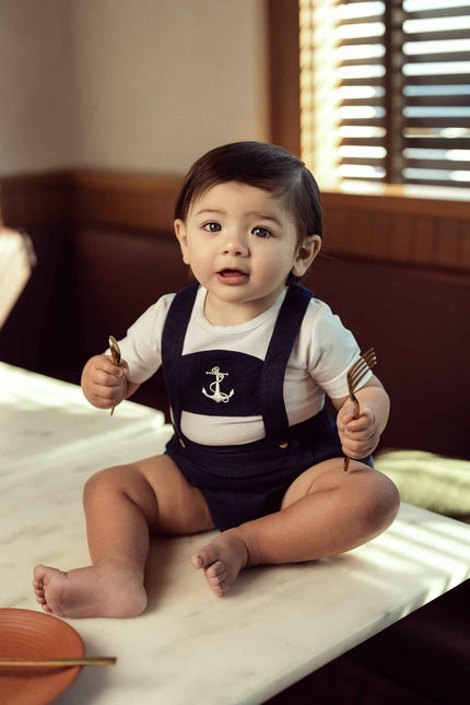 Anchor Embroidered Overall