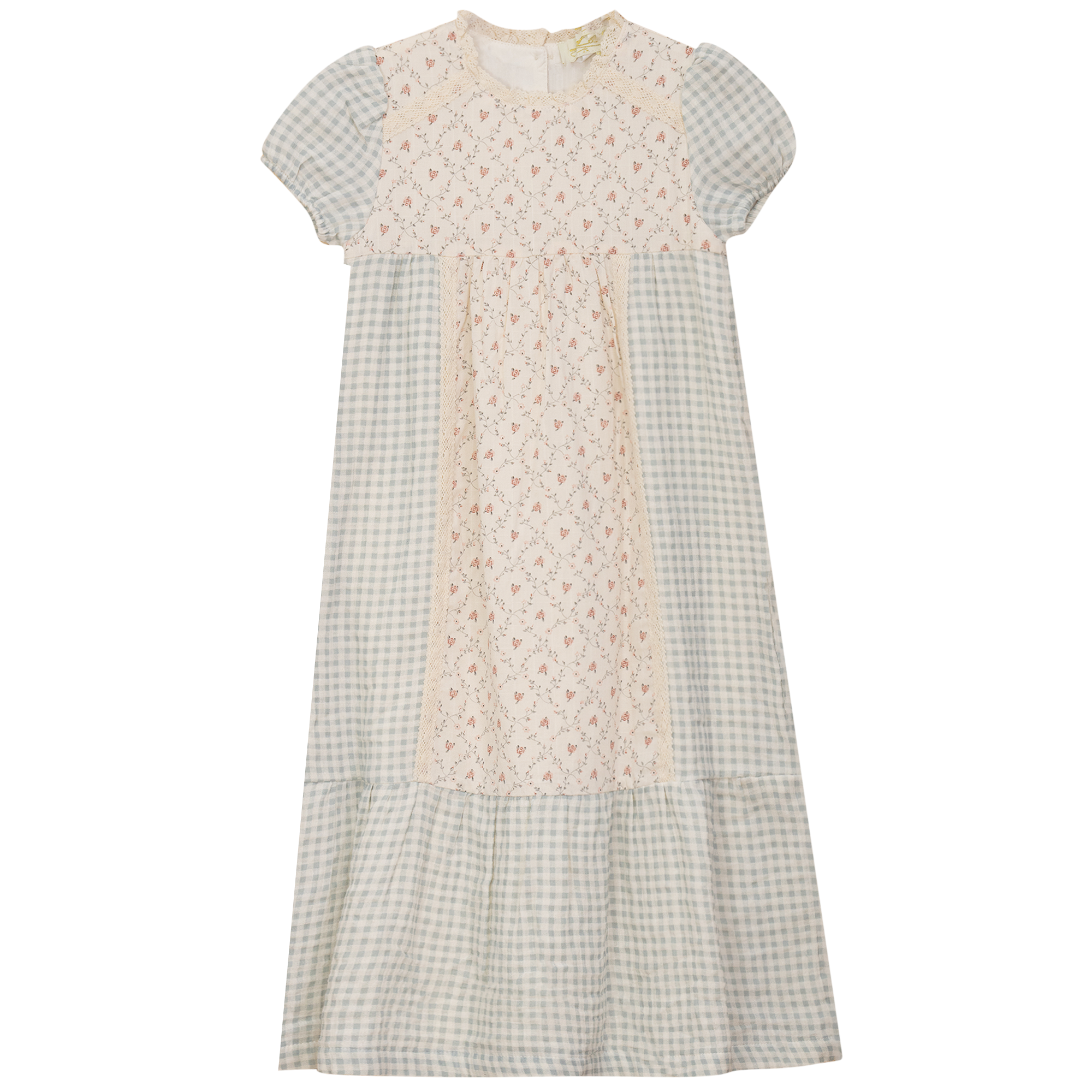 Maxi Dress with Lace Trim