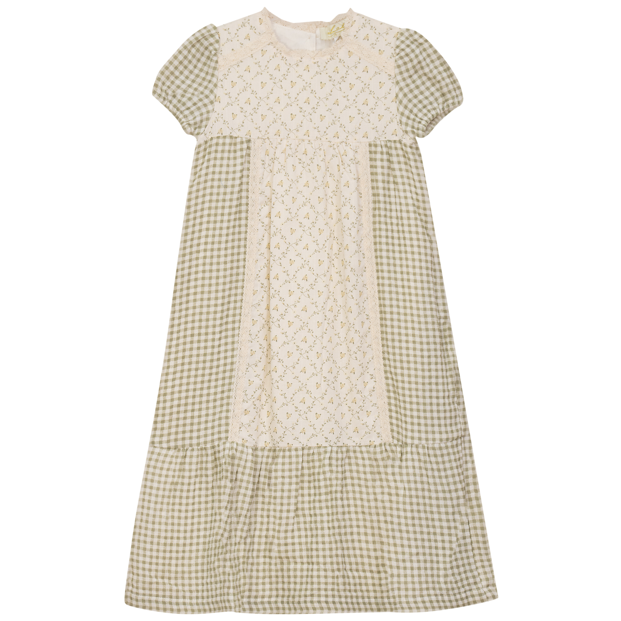 Maxi Dress with Lace Trim