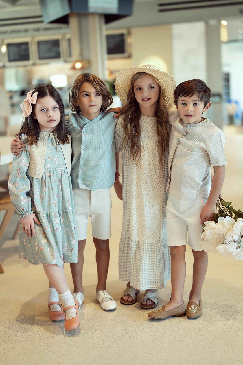 Maxi Dress with Lace Trim