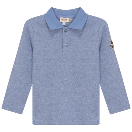 Woven long sleeve Polo