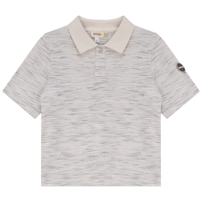 Woven Short Sleeve Polo