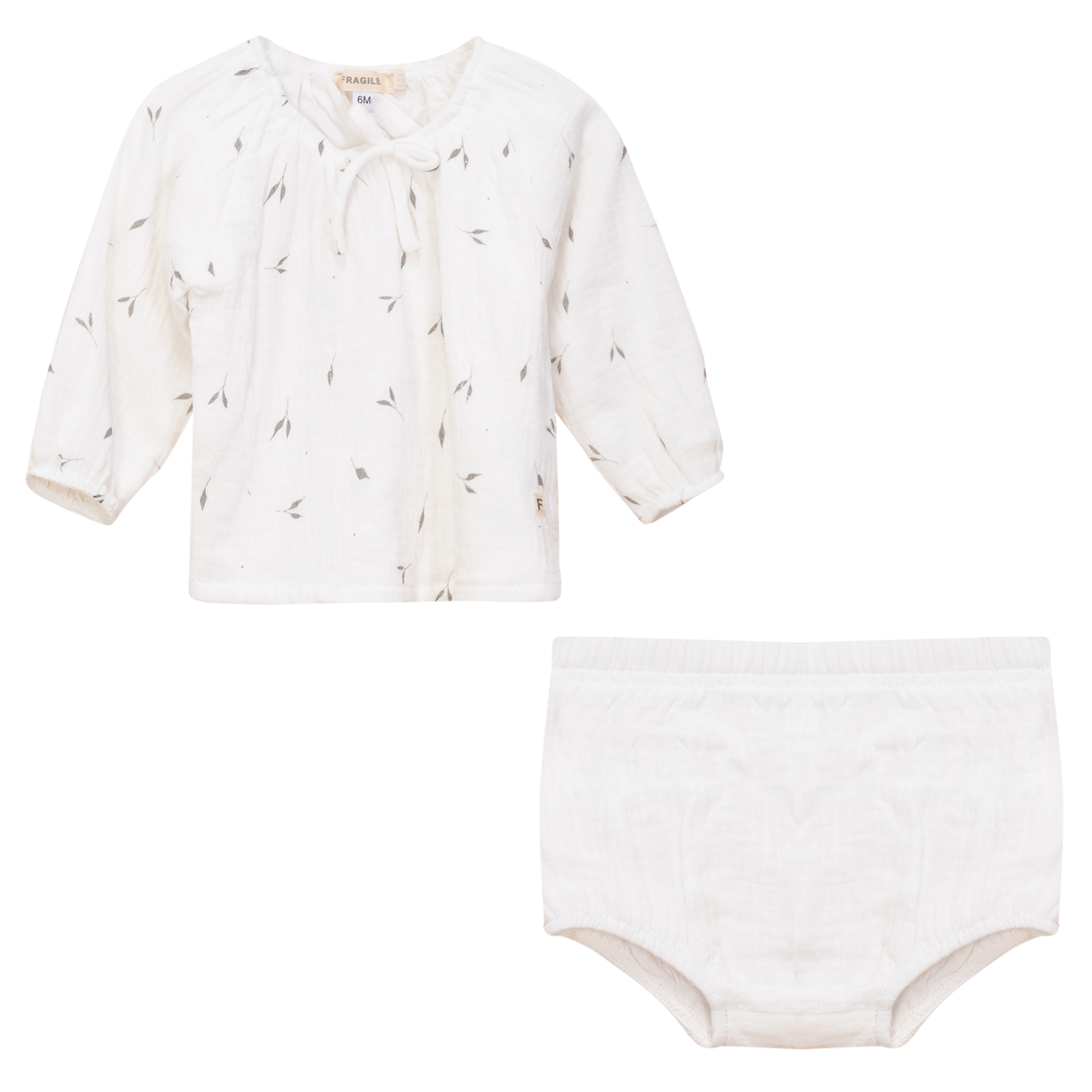 Leaf Print 2Pc Set