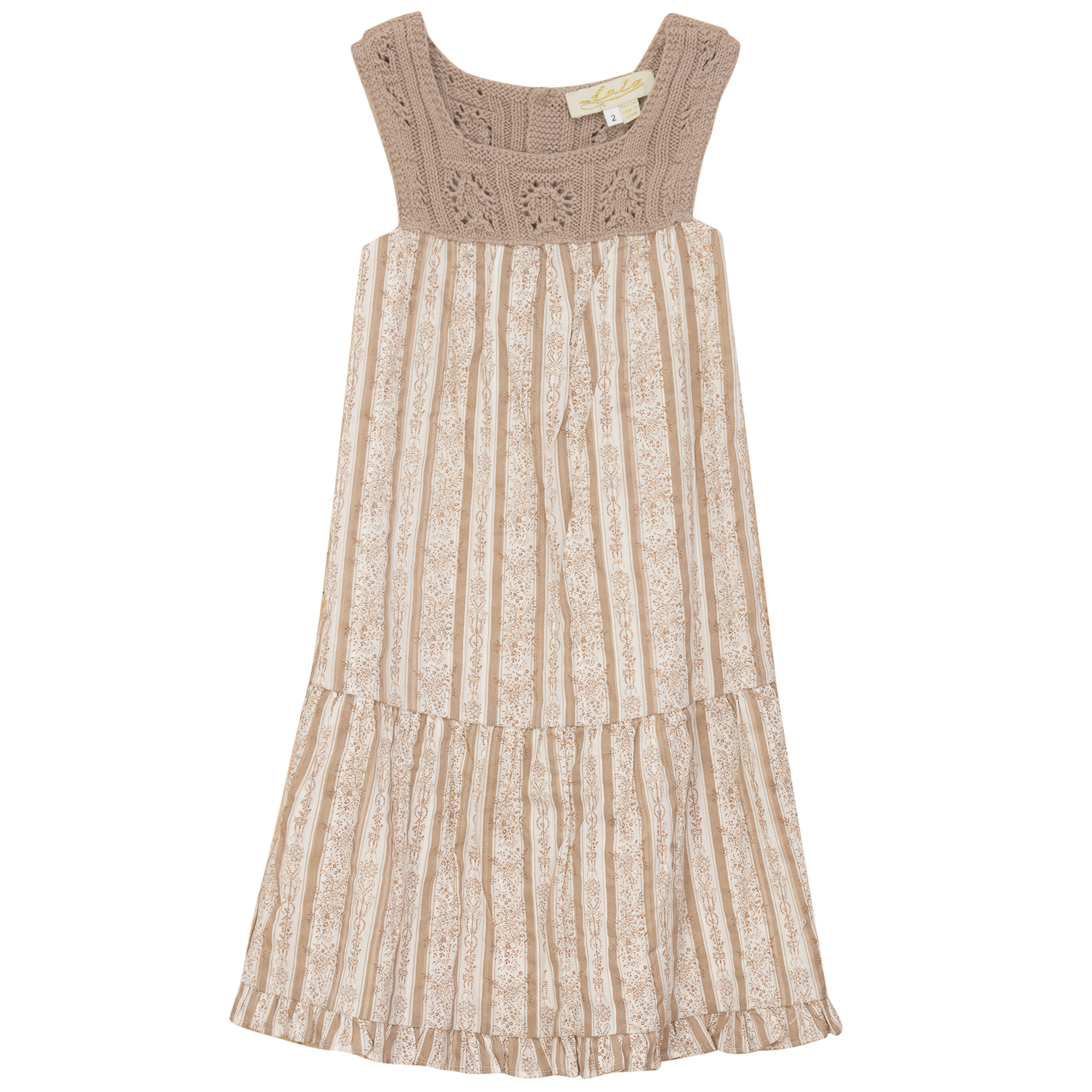 Flower Print Woven Jumper