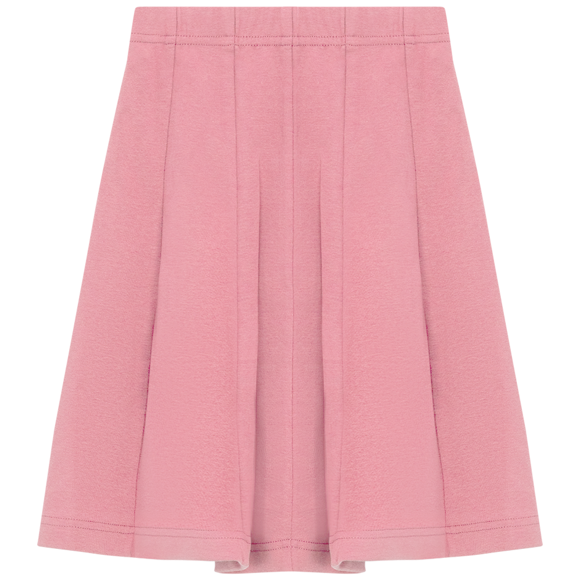 Ribbed Short Panel Skirt