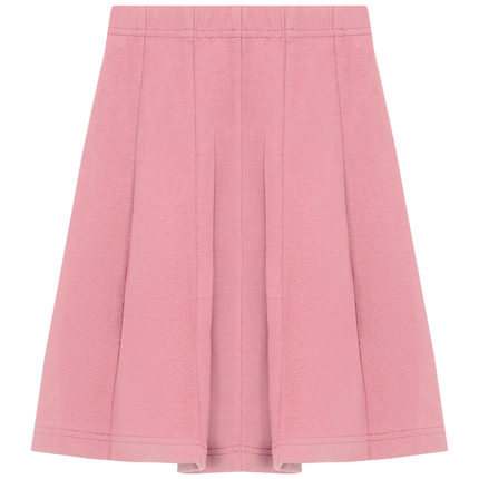 Ribbed Short Panel Skirt