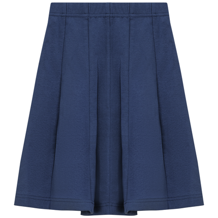Ribbed Short Panel Skirt