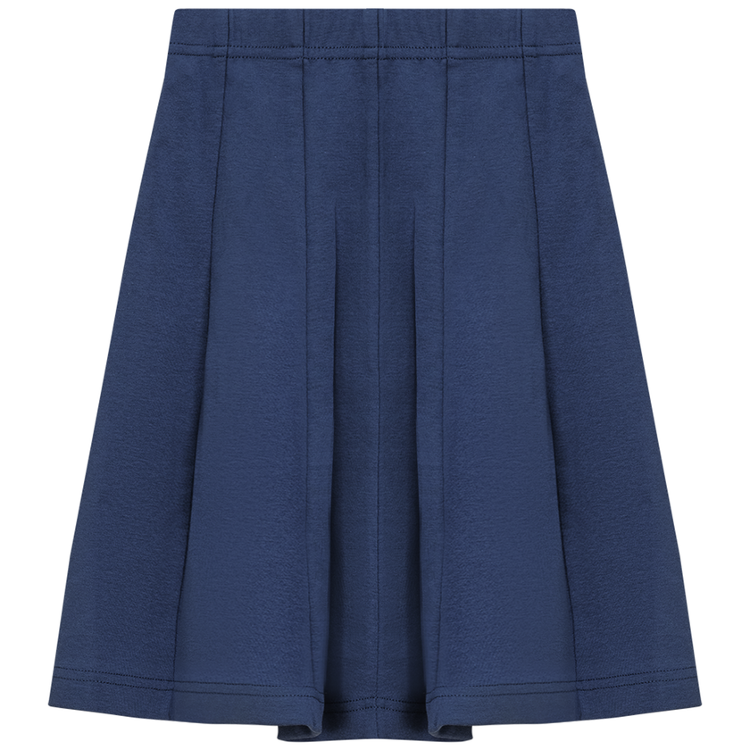Ribbed Short Panel Skirt