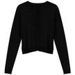 Pointelle Knit Crop Cardigan
