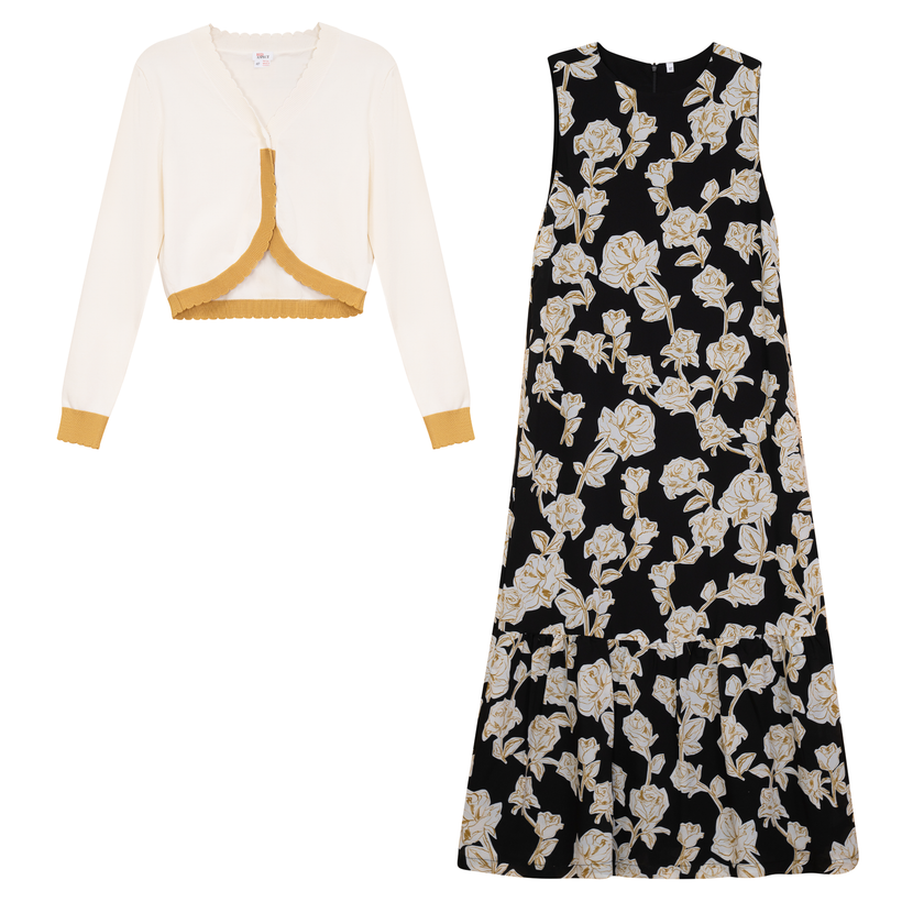 Jumper Set with Cardigan