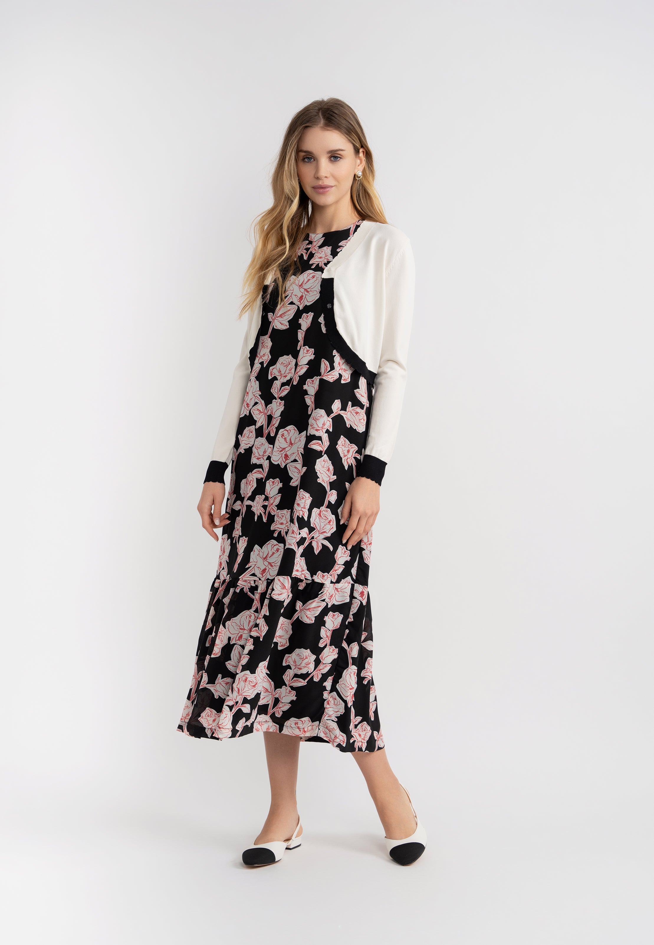 Jumper Set with Cardigan