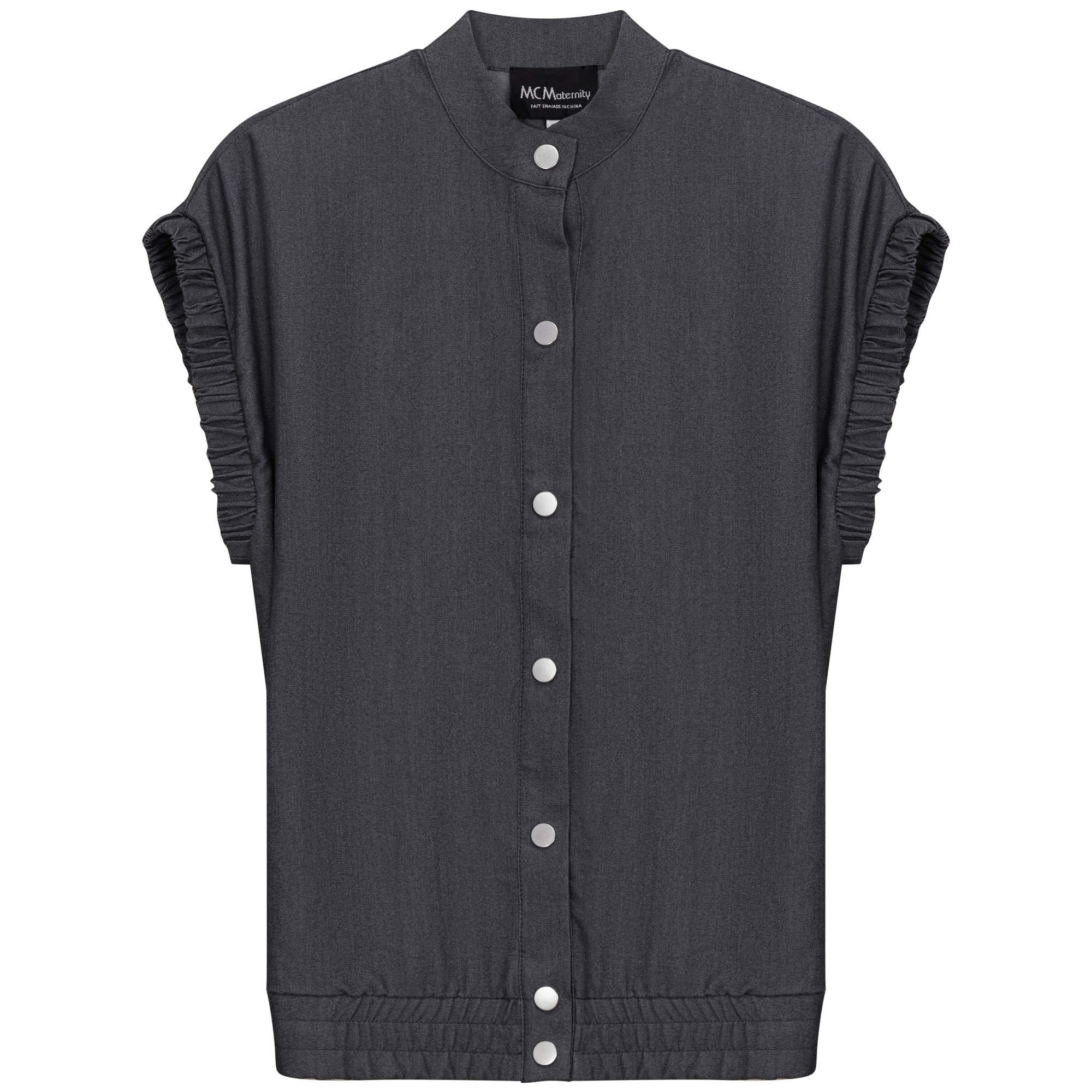 Maternity Denim Jacket Vest