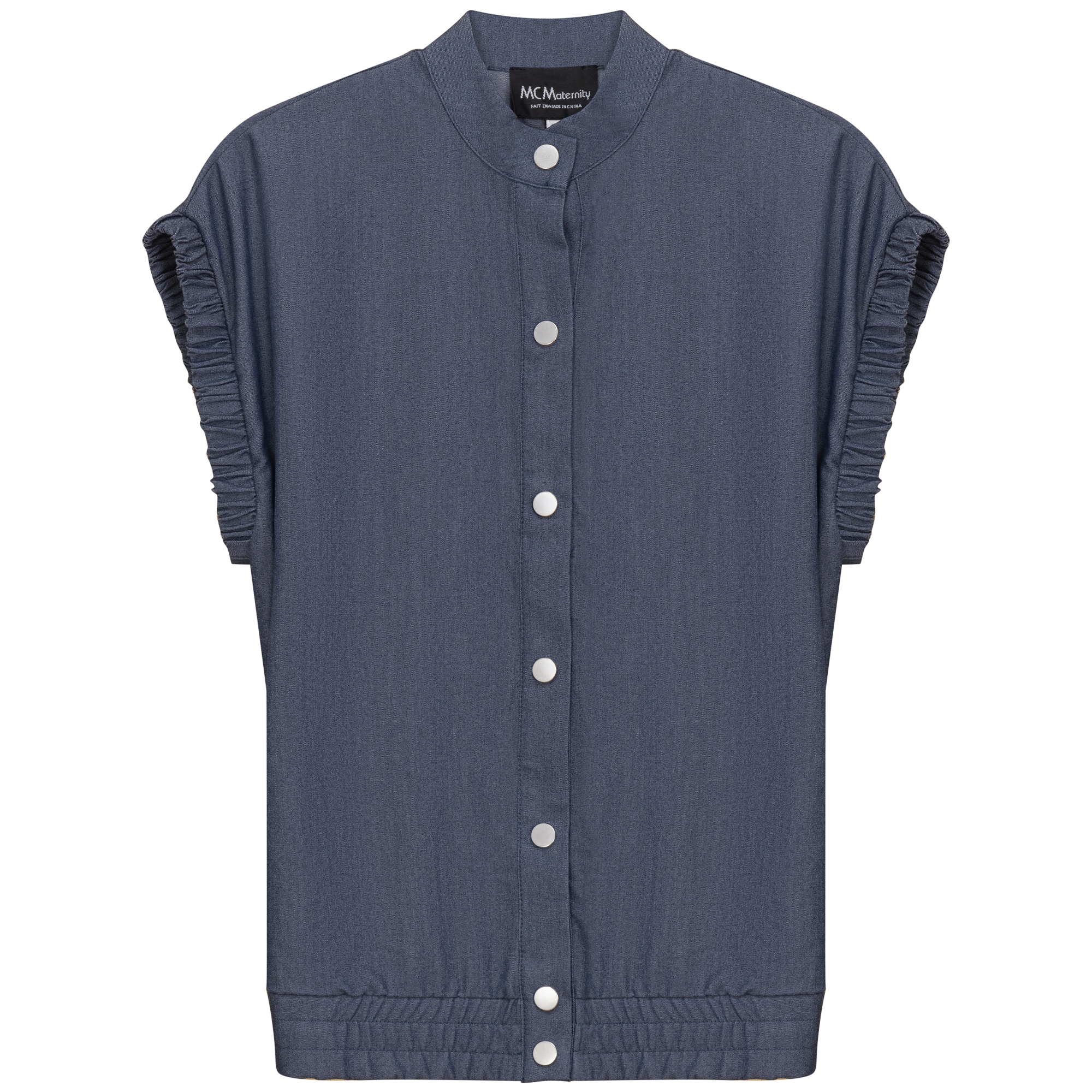 Maternity Denim Jacket Vest