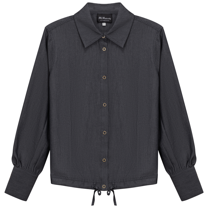 Maternity Denim Bungee Blouse