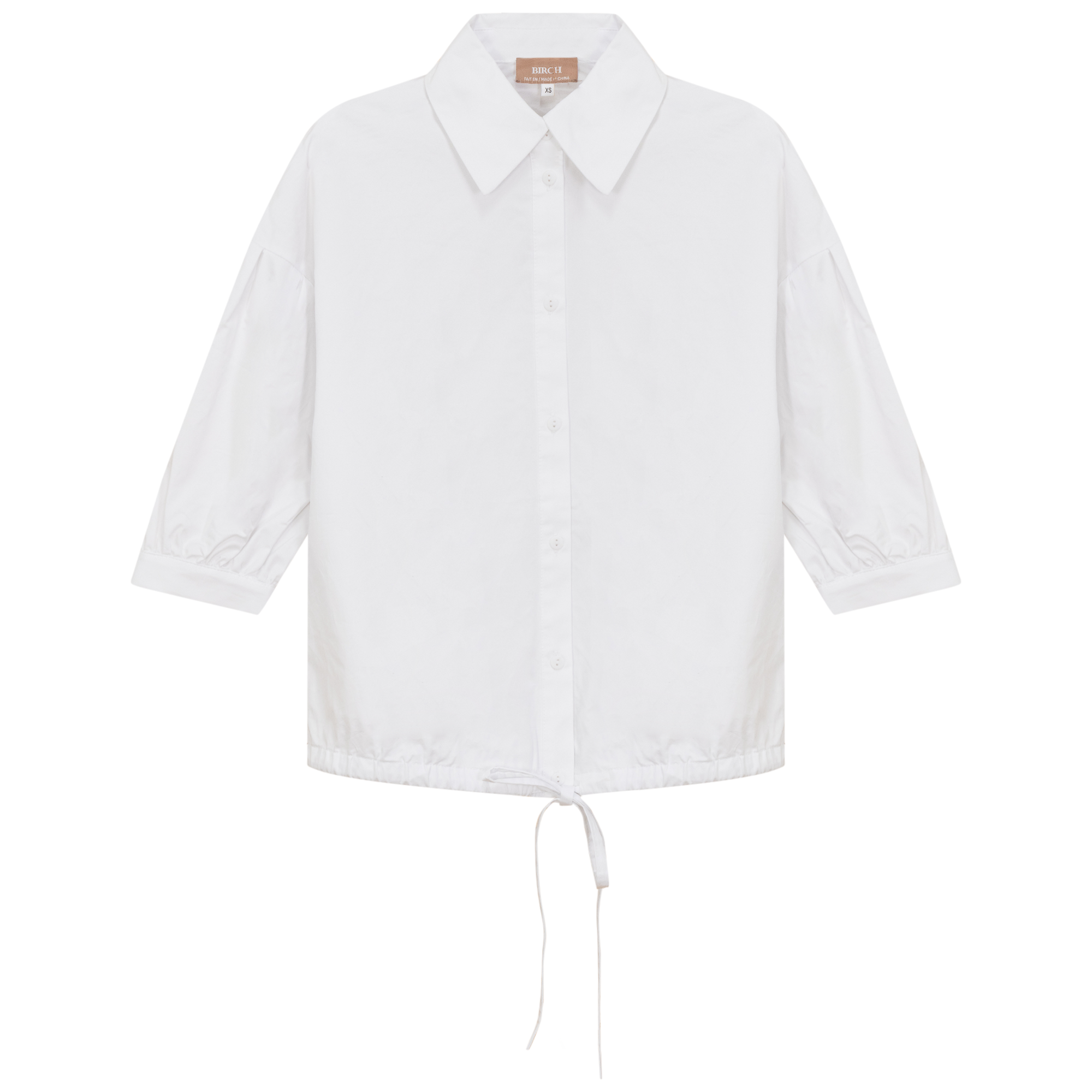 Maternity Striped Cropped Bungee Blouse