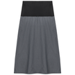 Maternity Chambray Midi Skirt