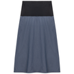 Maternity Chambray Midi Skirt