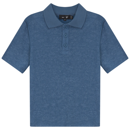 Distressed Short Polo