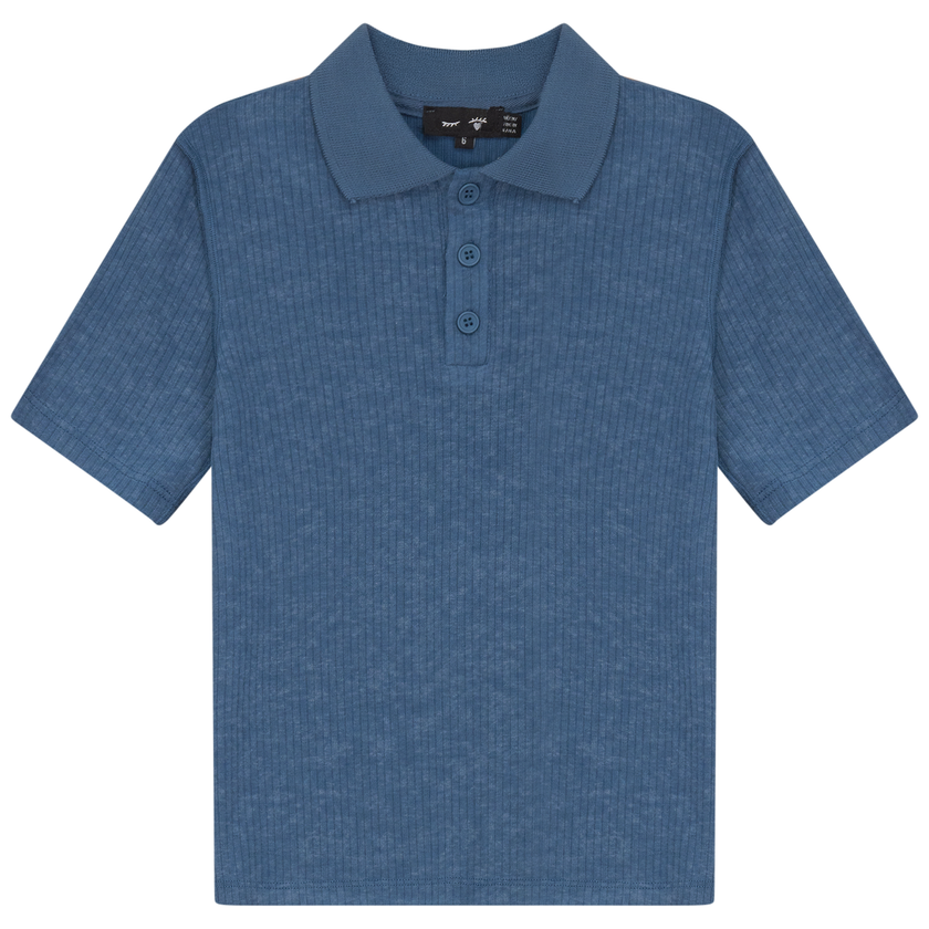 Distressed Short Polo