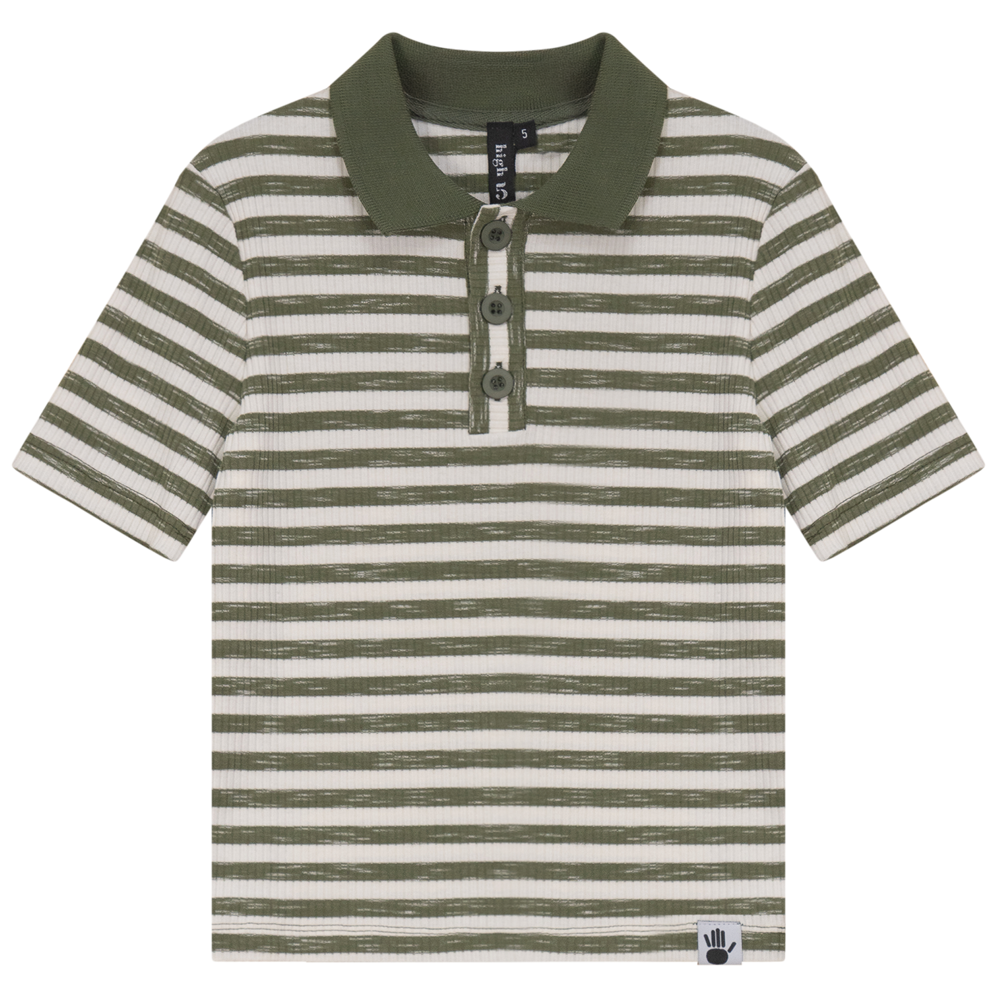 Mix Stripped Short Polo