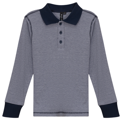 Mini Stripped Long Polo