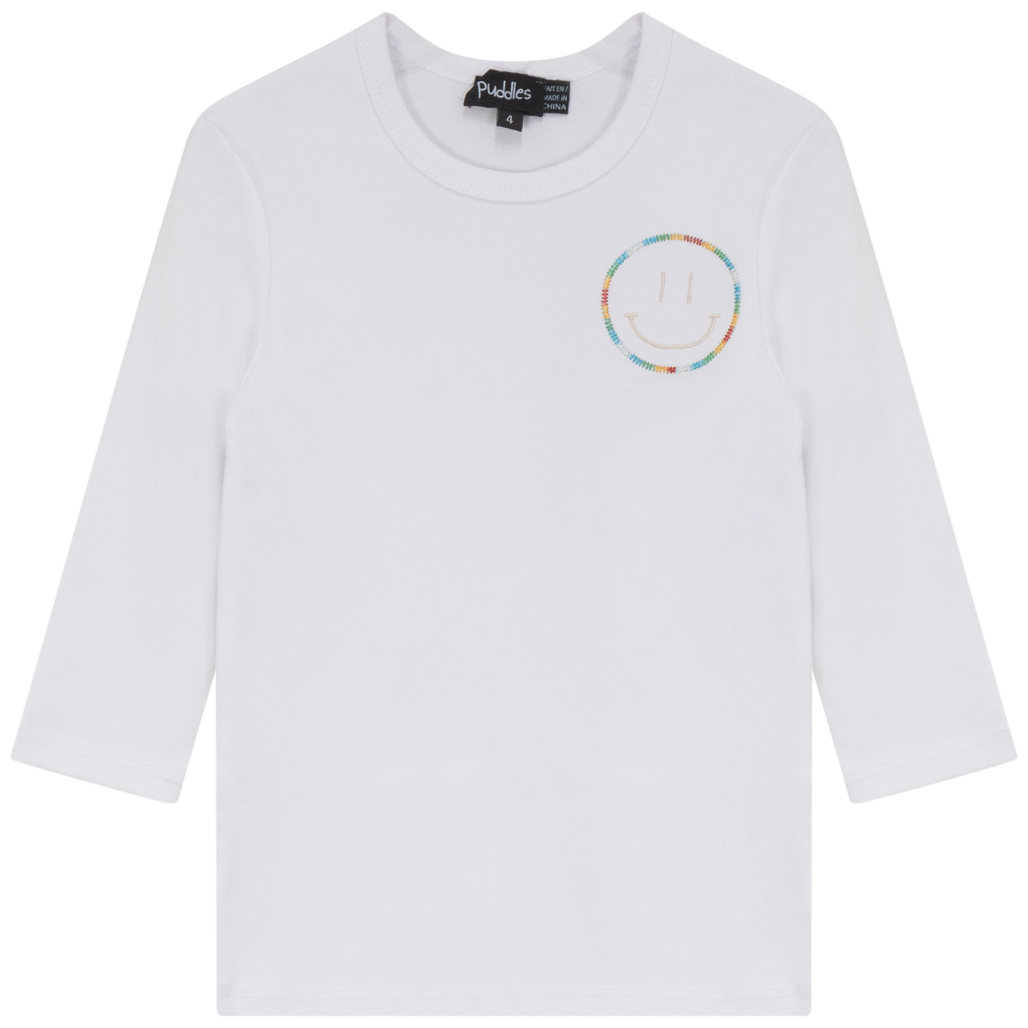 Smiley Embroidered Top