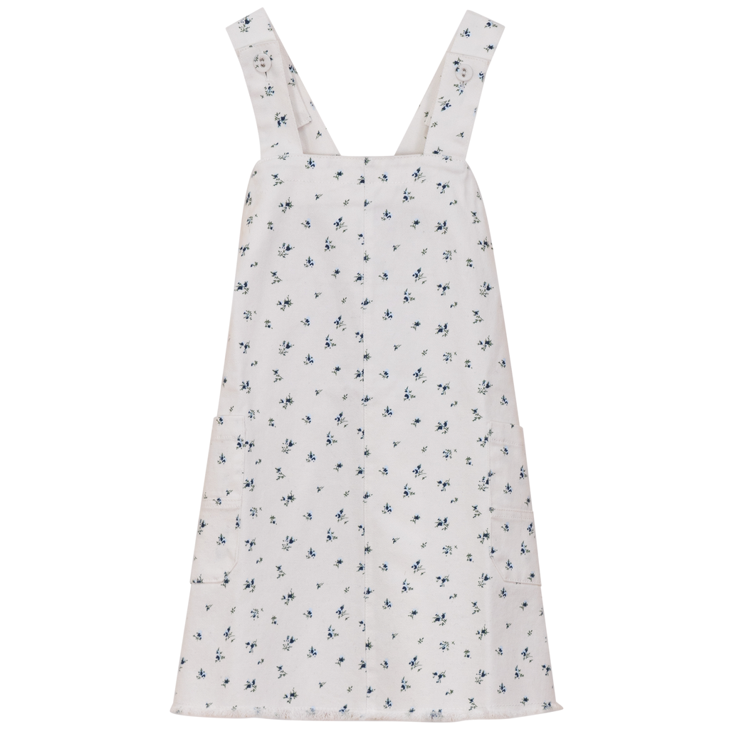 Floral Printed Denim Jumper