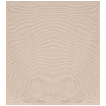 Holed Rib Knit Blanket