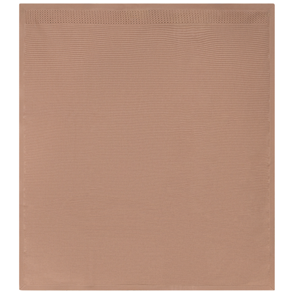 Holed Rib Knit Blanket