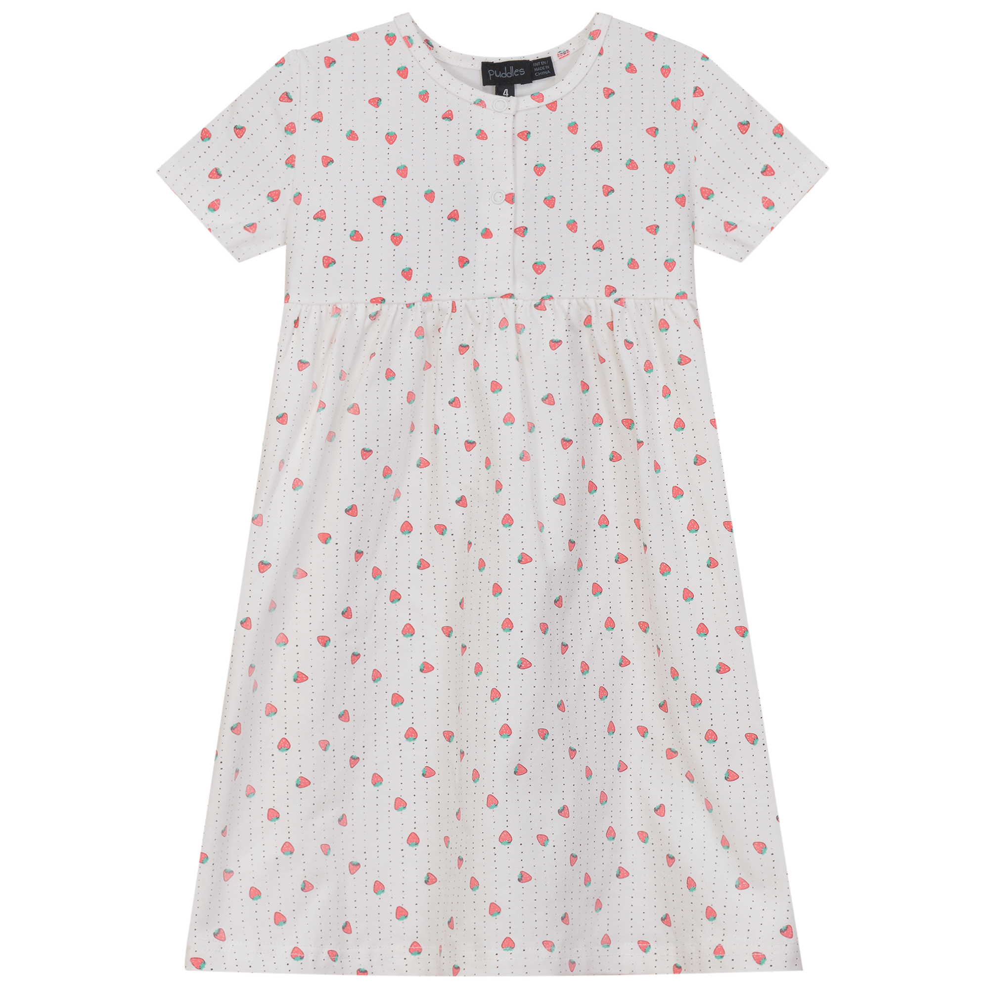 Strawberry and Pear Printed Dress