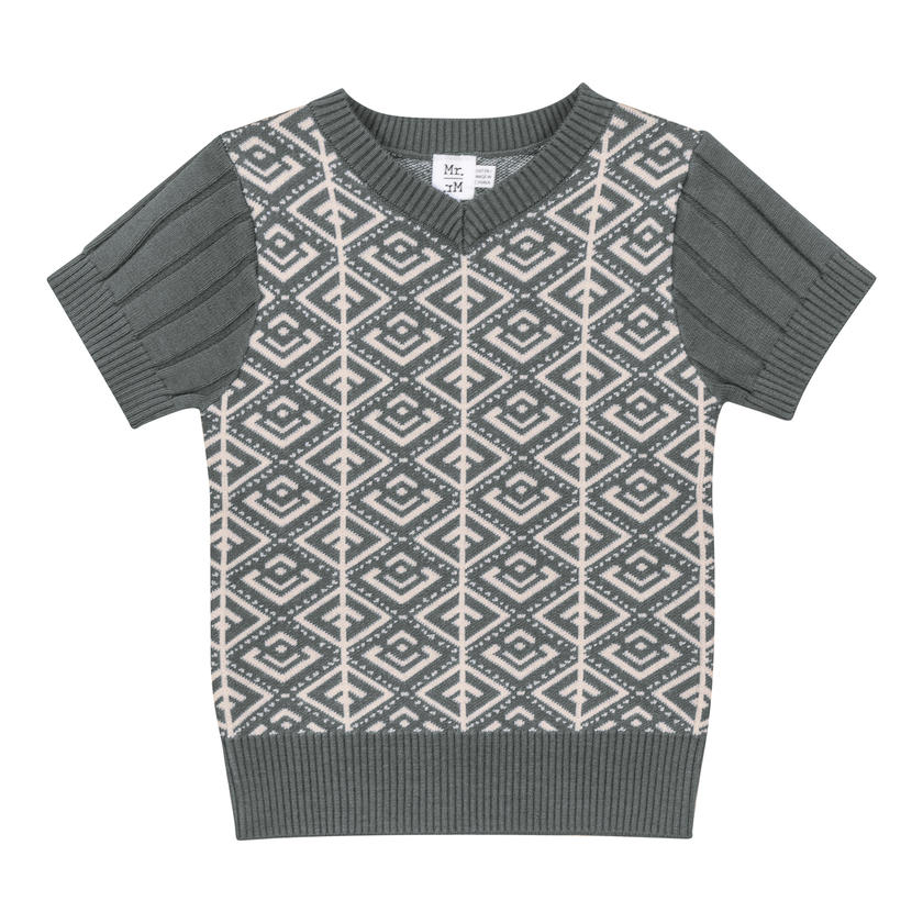 Jacquard Knit Sweater