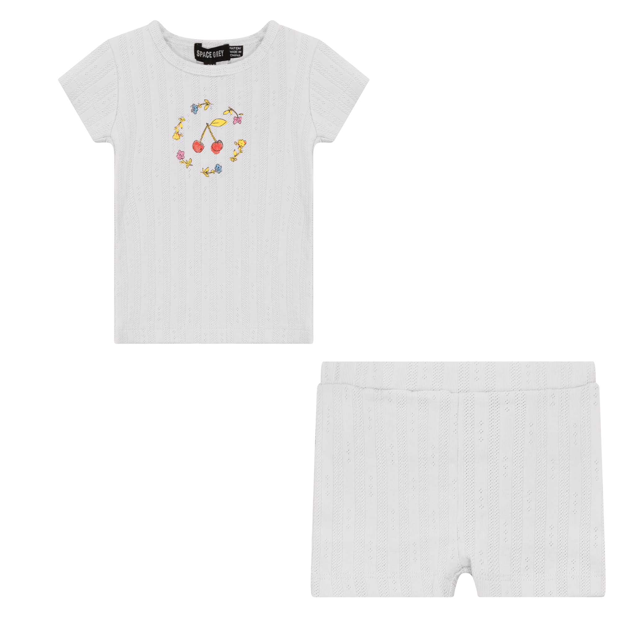 Pointelle Ribbed 2Pc Set