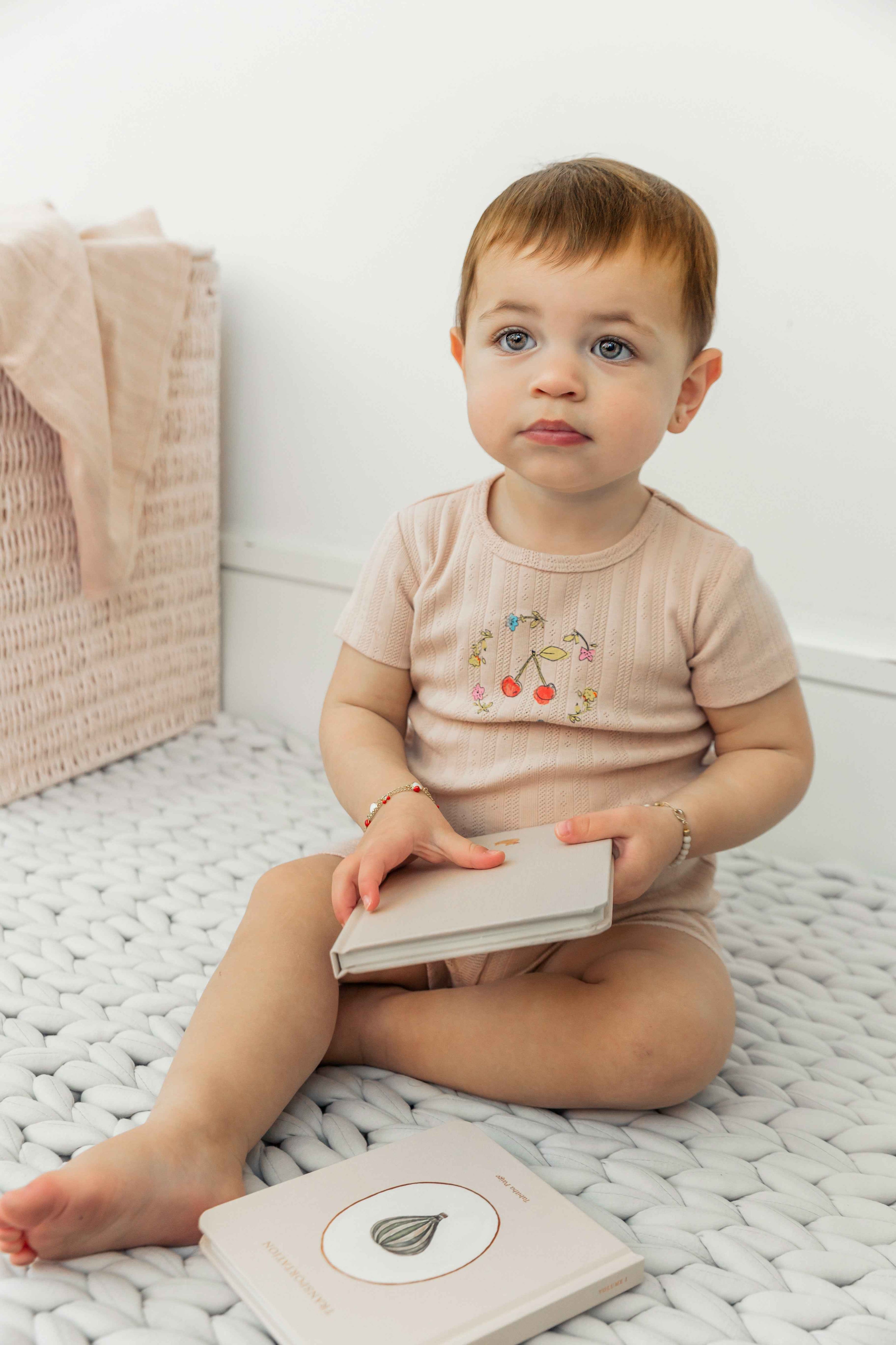 Pointelle Ribbed 2Pc Set