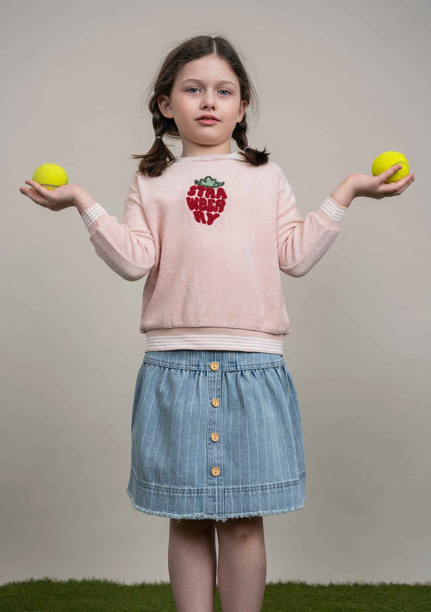 Strawberry Terry Top