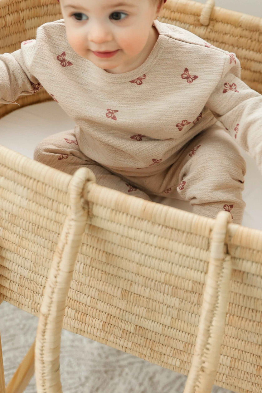 Butterfly Turtle Printed 2Pc Set