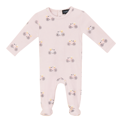 Scooter Bicycle Print Onesie