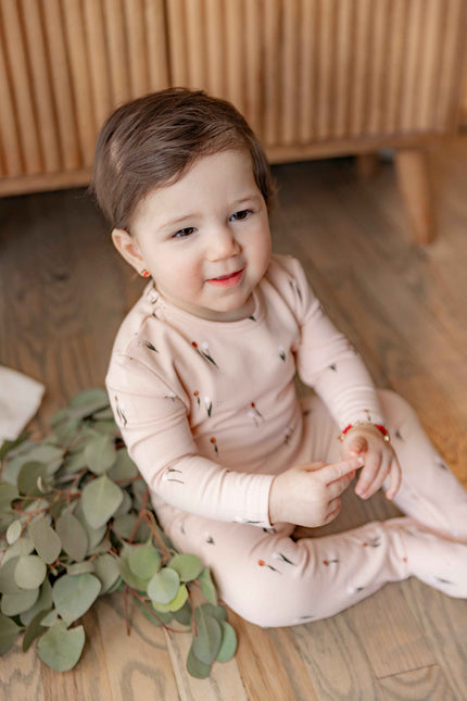 Scooter and Tulip Printed Onesie