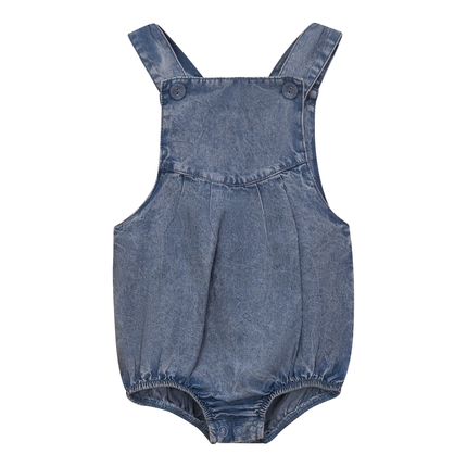 Washed Denim Romper